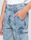 Nevada Kargo Celana Pendek Denim Anak Laki-Laki