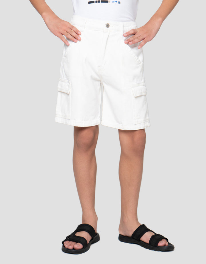 Nevada Kargo Celana Pendek Denim Anak Laki-Laki