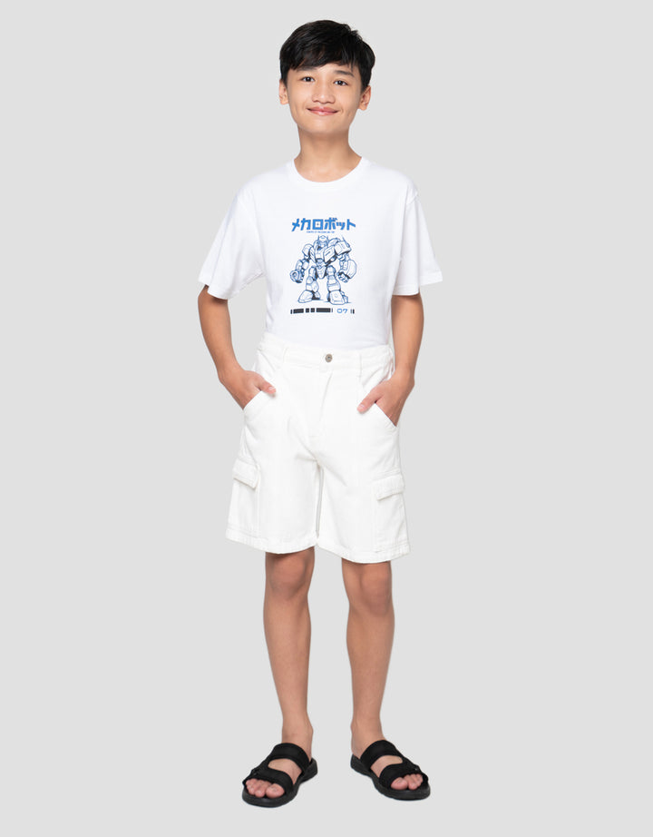 Nevada Kargo Celana Pendek Denim Anak Laki-Laki