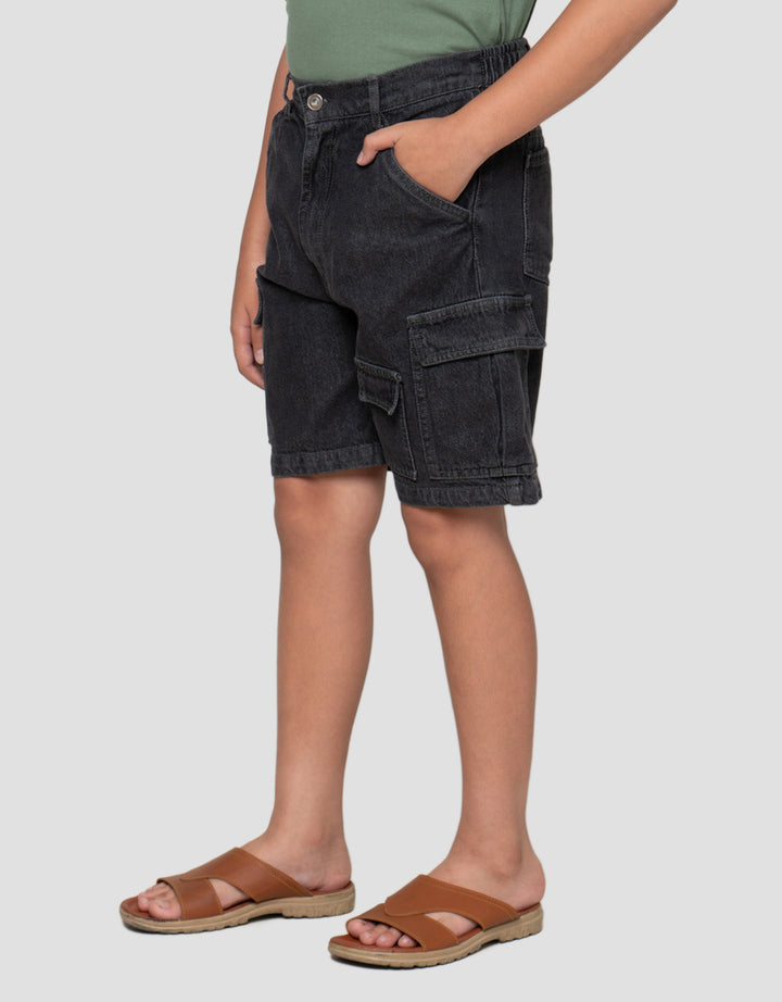 Nevada Kargo Celana Pendek Denim Anak Laki-Laki