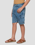 Nevada Kargo Celana Pendek Denim Anak Laki-Laki