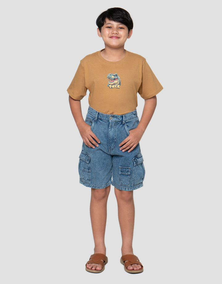 Nevada Kargo Celana Pendek Denim Anak Laki-Laki