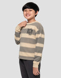 Nevada Knit Texture Gradient Stripe Sweater Anak Laki-Laki