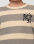 Nevada Knit Texture Gradient Stripe Sweater Anak Laki-Laki