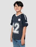 Nevada Full Print Stripe Number Kaos Oversize Anak Laki-Laki