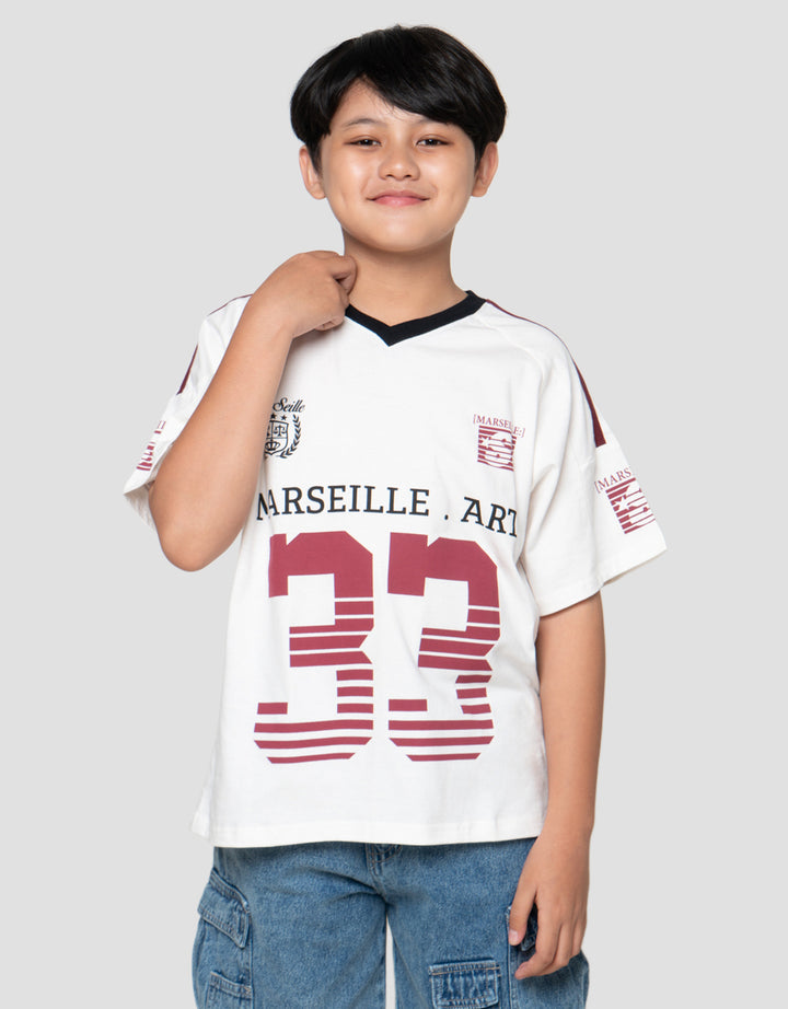Nevada Print Number Kaos Oversize Anak Laki-Laki