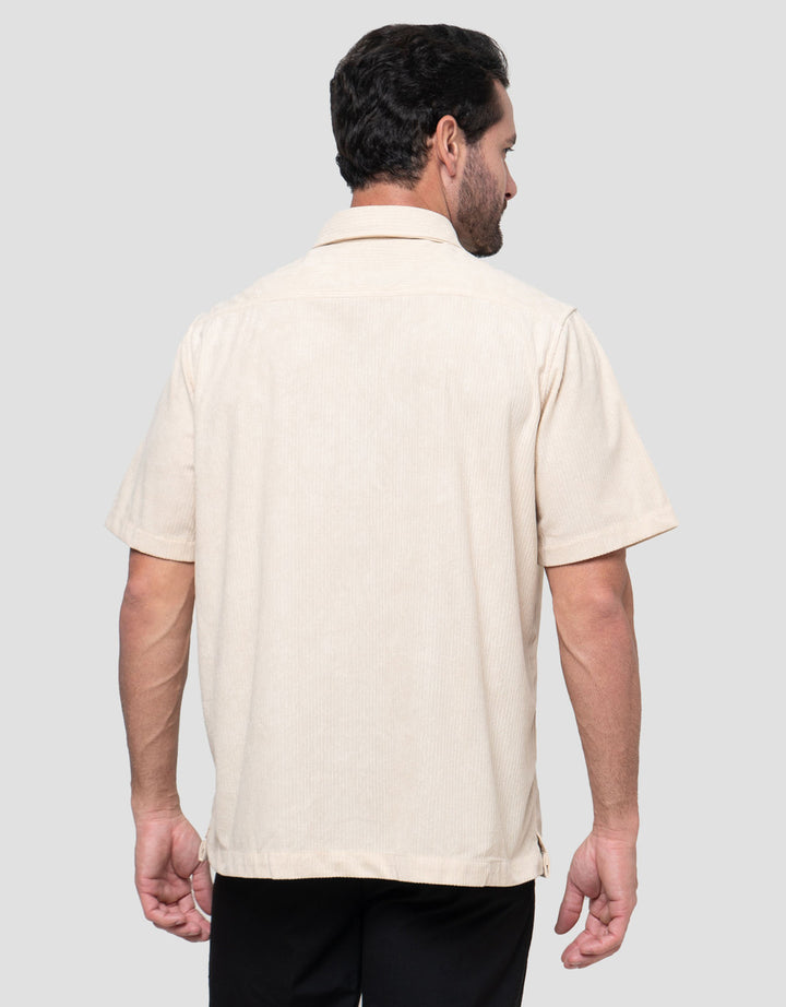Cole Relax Corduroy Double Flap Pocket Kemeja Pria