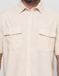 Cole Relax Corduroy Double Flap Pocket Kemeja Pria