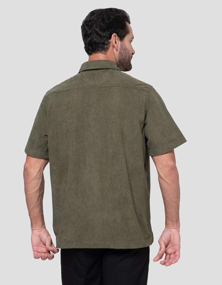 Cole Relax Corduroy Double Flap Pocket Kemeja Pria