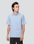 Cole Re Yarn Dyed Stripe Kemeja Pria
