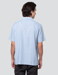Cole Re Yarn Dyed Stripe Kemeja Pria