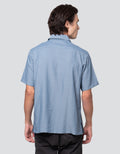 Cole Re Yarn Dyed Stripe Kemeja Pria