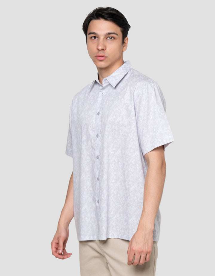 Cole Reg Aop Trigonal Kemeja Pria