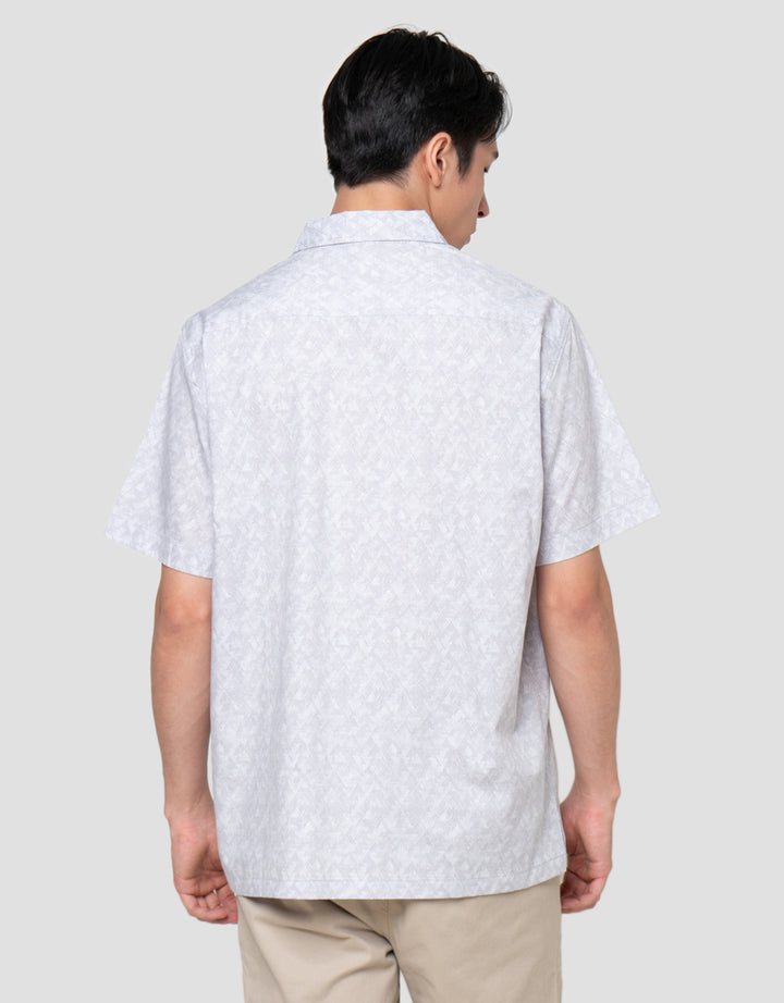 Cole Reg Aop Trigonal Kemeja Pria