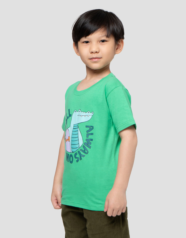 Little M Croco Roll Always Graphic:Kaos Anak Laki-Laki