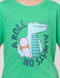 Little M Croco Roll Always Graphic:Kaos Anak Laki-Laki
