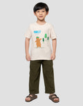 Little M Forest Life Print Kaos Anak Laki-laki