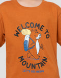 Little M Welcome To Mountain Print Kaos Anak Laki-laki