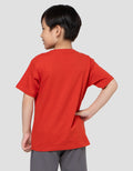 Little M Race Car Go Go Go Print Kaos Anak Laki-laki