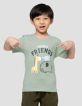Little M Favourite Friends Print Kaos Anak Laki-laki