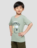 Little M Favourite Friends Print Kaos Anak Laki-laki