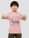 Little M Wild Adventure Print Kaos Anak Laki-laki