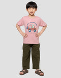 Little M Wild Adventure Print Kaos Anak Laki-laki