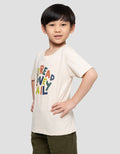 Little M Spread Love Daily Print Kaos Anak Laki-laki