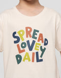 Little M Spread Love Daily Print Kaos Anak Laki-laki