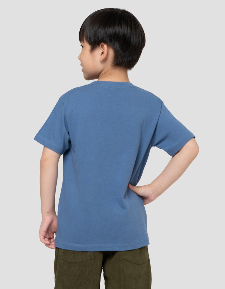 Little M Work Hard Print Kaos Anak Laki-laki