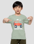 Little M Wild Adventure Print Kaos Anak Laki-laki