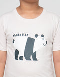 Little M Panda Bear Kaos Lengan Pendek Anak Laki-Laki