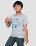 Little M Tour Times Bear Kaos Lengan Pendek Anak Laki-Laki