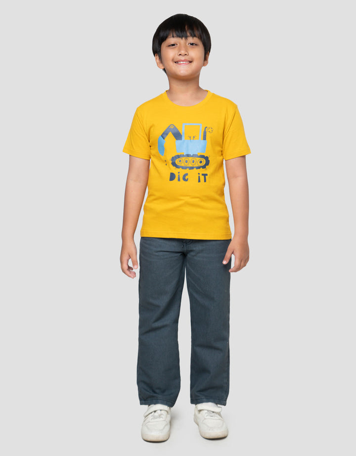 Little M Dig It Kaos Lengan Pendek Anak Laki-Laki
