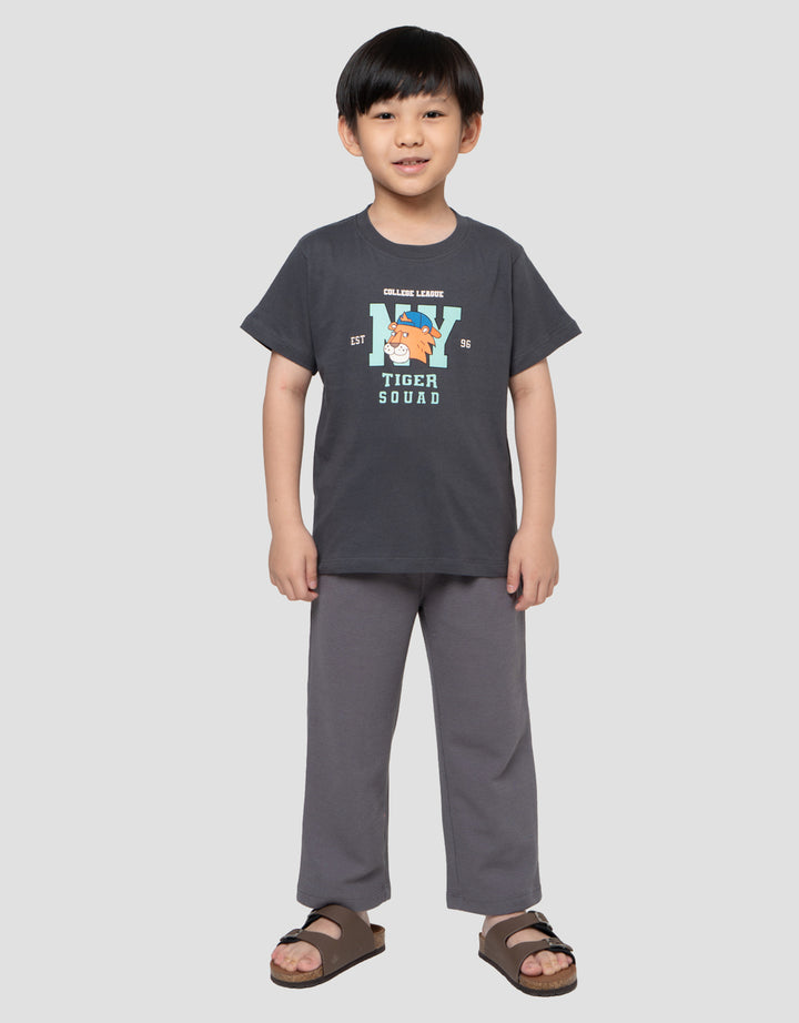Little M Tiger Squad Kaos Anak Laki-laki