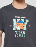 Little M Tiger Squad Kaos Anak Laki-laki