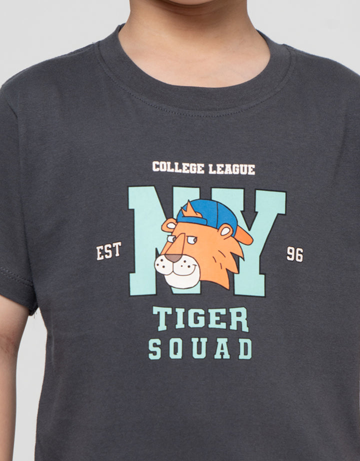 Little M Tiger Squad Kaos Anak Laki-laki