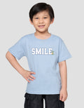 Little M Smile Dino Print Kaos Anak Laki-laki