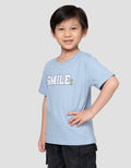 Little M Smile Dino Print Kaos Anak Laki-laki