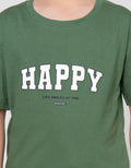 Little M Happy Boy Print Kaos Anak Laki-laki