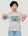Little M Part Trex Print Kaos Anak Laki-laki