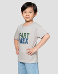 Little M Part Trex Print Kaos Anak Laki-laki