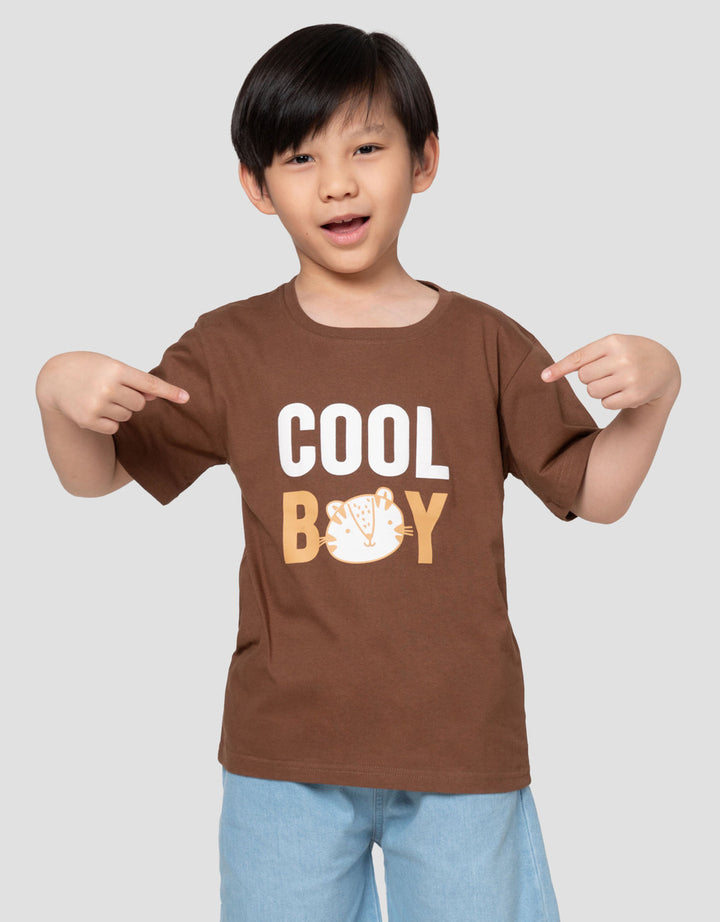 Little M Cool Boy Print Kaos Anak Laki-laki