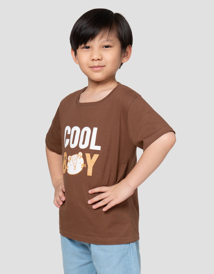 Little M Cool Boy Print Kaos Anak Laki-laki
