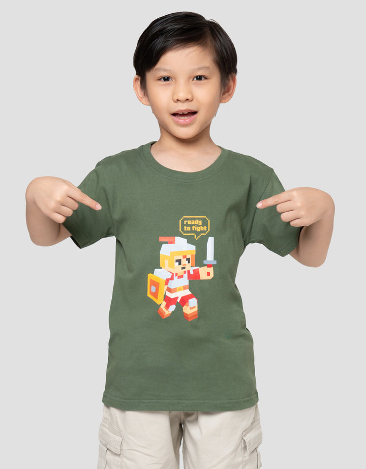 Little M Ready To Fight Kaos Anak Laki-Laki