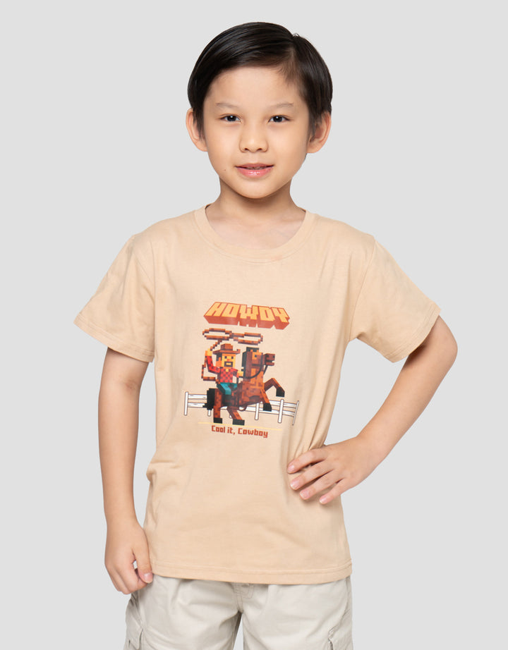 Little M Cool It Cowboy Kaos Anak Laki-Laki