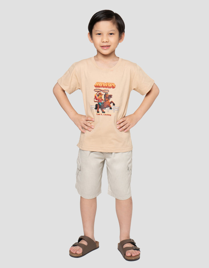 Little M Cool It Cowboy Kaos Anak Laki-Laki