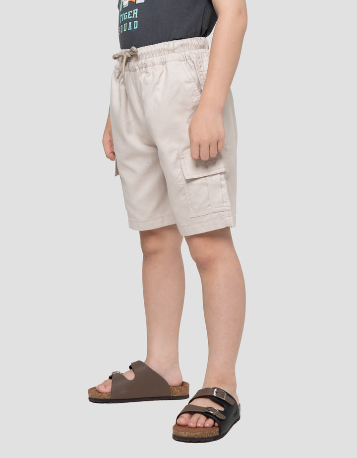 Little M Texture Wash Celana Pendek Anak Laki-laki