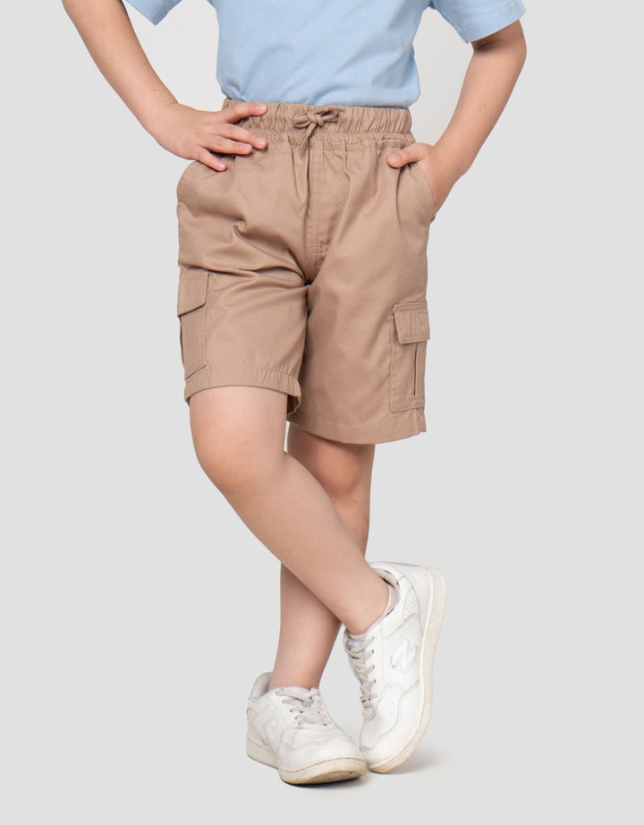 Little M Texture Wash Celana Pendek Anak Laki-laki