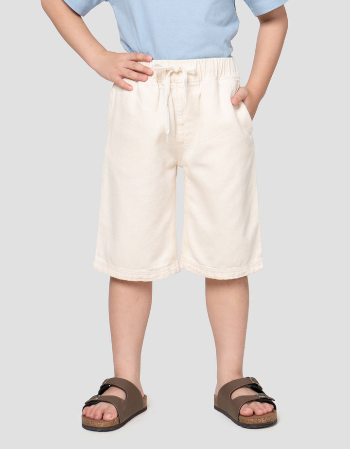 Little M Wvn Tex Twill Washing Celana Pendek Anak Laki-laki